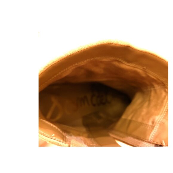 Sam Edelman Ankle Booties Size-9 Tan Leather/Suede - Picture 8 of 9